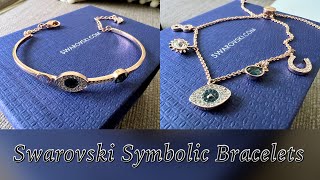 Swarovski Symbolic bracelet  Bangle  Evil Eye Bracelet  Unboxing [upl. by Arleta]