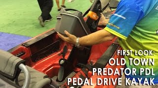 NEW Old Town Predator PDL Pedal Drive Kayak  ICAST 2016  Field Trips with Robert Field [upl. by Ricoriki]