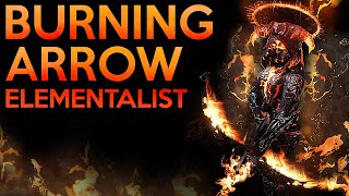 【Path of Exile  Outdated】Burning Arrow Elementalist –Build Guide– Godly Screenwide Ignites [upl. by Peckham]