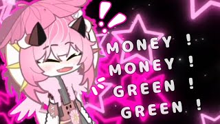 Money  Money  Green  Green   Trend  ft my main pink Dino oc [upl. by Yblocaj]