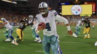 Pittsburgh Steelers vs Dallas Cowboys  NFL Week 5 2024 Full Game Highlights  MLB The Show 24 Sim [upl. by Jerrome]