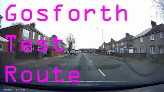 Gosforth Test Route 111223 [upl. by Igic675]