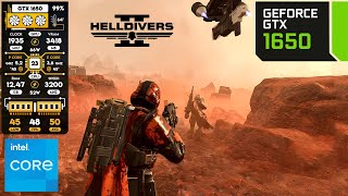 Helldivers 2 on GeForce GTX 1650 4GB [upl. by Evan508]