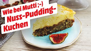 Einfach nussig cremig NussPuddingKuchen • KochMit [upl. by Sale]