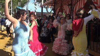 Sevillanas en el Albero Feria de Sevilla 2018 [upl. by Schlosser]