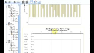 SPSS Hierarchical Clustering 4  Vertical Icicle Plot and Dendrogram [upl. by Seabrook]