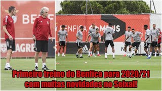 Benfica 202021 ● Primeiro treino do Benfica com novidades [upl. by Stucker79]