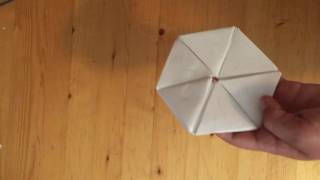 Awesome 24 sided hexaflexagon [upl. by Airdnaid49]