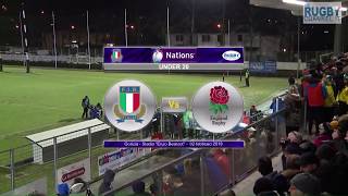 6Nations Under20  Italia v Inghilterra [upl. by Fulbright980]