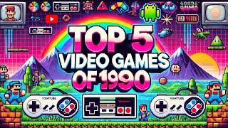 Top 5 Best Video Games of 1990  Retro Gaming Countdown [upl. by Manno]