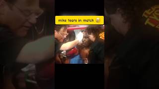 Mike tyson tears in match 😢 miketyson jakepaul fyp shorts boxing ufc [upl. by Notseh]