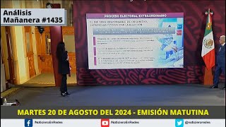 Edición Matutina Martes 20 de Agosto del 2024 [upl. by Ynavoeg8]