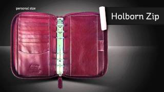 Filofax Holborn Zip Organisers [upl. by Aihtekal]