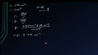 Physics 1222 Schwarzschild Radius Example [upl. by Ettenahs]