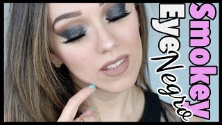 SMOKEY EYE NEGRO Miradas que matan [upl. by Jeconiah]