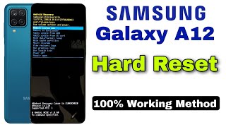 Samsung Galaxy A12 Hard Reset  Pattern Unlock  SMA127FDS Hard Reset [upl. by Nyleimaj629]