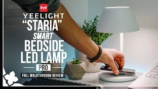 Yeelight Staria Pro  smart bedside lamp with QI charger Xiaomify [upl. by Armanda]