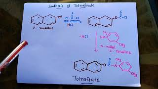 Synthesis of Tolnaftate [upl. by Htrowslle551]