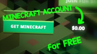 How to get a premium full access minecraft account for FREE 20222023READ PINNED COMMENT [upl. by Noelopan]