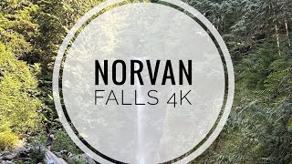 Norvan falls trail BC Canada 4k [upl. by Garald]