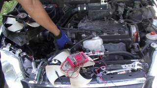 Honda How To testing your fans on your Honda and Civic Radiator fan install [upl. by Igal516]