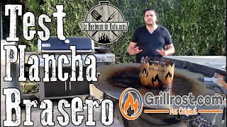 Test de la plaque de Feu de Grillrost lors dune Tacos Party [upl. by Aklog]