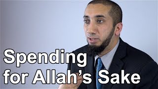 Giving for Allahs Sake  Nouman Ali Khan  Quran Weekly [upl. by Eiger]