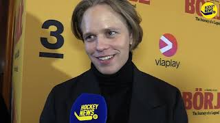 Valter Skarsgård om att spela rollen som Börje Salming och relationen till legendaren [upl. by Adelpho]