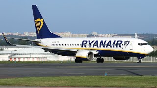 Ryanair Boeing 737800 Takeoff from London Stansted 4K [upl. by Ramuk]