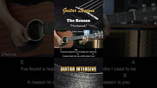 The Reason  Hoobastank  EASY Guitar Tutorial with Chords  Lyrics guitarchords [upl. by Ynaffital]