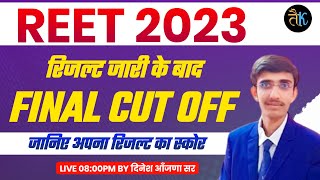 Reet Level 1 Cutoff  Reet Level 1 Result  Reet Exam Final Cut Off 2023 Level  1  Reet Cut OFF [upl. by Bettye]