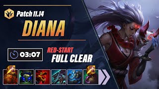 Diana Jungle Clear Guide  307 RedStart Full Clear Patch 1114 [upl. by Quentin978]