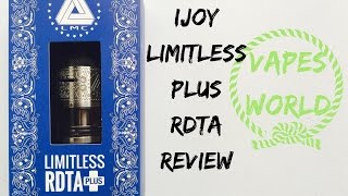 IJoy Limitless RDTA Plus Review Built and Vape Deutsch [upl. by Iaras]