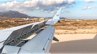 KARPATHOS from Amsterdam  BOEING 7378 MAX  TUIFLY Netherlands  PHTFU [upl. by Gilman]