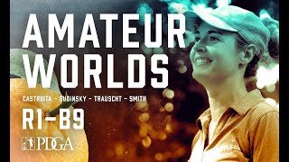 2021 PDGA Am Worlds  FA1  R1B9  Castruita Budinsky Trauscht Smith [upl. by Netsryk657]