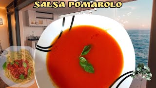 Salsa Pomarola como hacer salsa POMAROLOsalsa de tomate fácil y rápido [upl. by Kassey]