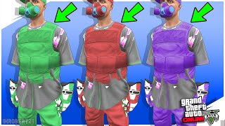 GTA 5 Online Adversary Mode Colored Body Armor Glitch How To Get Colored Body Armor GTA 5 Glitches [upl. by Suiluj137]