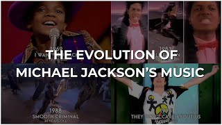 The Evolution of Michael Jackson’s Music  from 1969 to 2018 Biggest Hits [upl. by Oys]