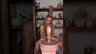 Smooth movements ✨ pottery potterygirl ceramic relaxing clay asmr shorts [upl. by Nitsid566]