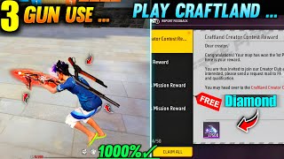 Claim Free Diamond in Craftland 😲 And Claim Unlimited Token New Event Free Fire [upl. by Olegnaed111]