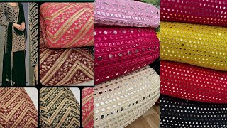 Fancy Fabric wedding mehndi ubtan dresses making detail by Kushi Maqbool explain [upl. by Farlay]