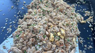 Chicken Fried Rice on the Blackstone Griddle [upl. by Khalsa]