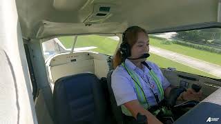 First Solo Flight  Cessna 152  Fliteline Aviation  Bianca Lao  Philippines [upl. by Gereld]