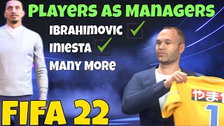 FIFA 22 Oldest Players with Real Face  Retire to use as Manager [upl. by Adnilav388]