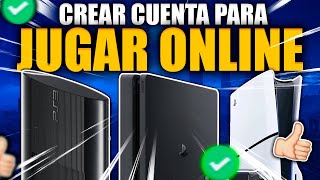 🚨CREAR CUENTA para PS3 PS4 PS5  JUGAR ONLINE Sin ERRORES✅ [upl. by Llednik439]