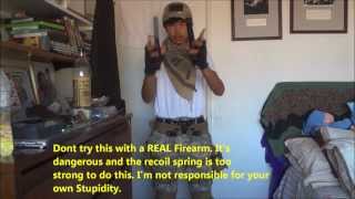 Airsoft Akimbo Pistol LoadoutReloading Tutorial [upl. by Yddeg278]