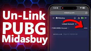 How To UnLink PUBG Account From Midasbuy  Unlink PUBG From Midasbuy  deLink PUBG Mobile [upl. by Inah827]