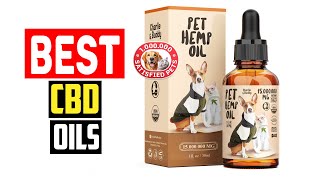 ✅Top 5 Best CBD Oils for Dogs in 2024 [upl. by Aivil939]