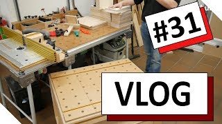 VLOG 31  Werkstattmöbel Materialien und Oberfläche [upl. by Nylikcaj]