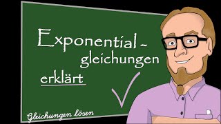 Exponentialgleichungen lösen mit dem Logarithmus [upl. by Mcgrody842]